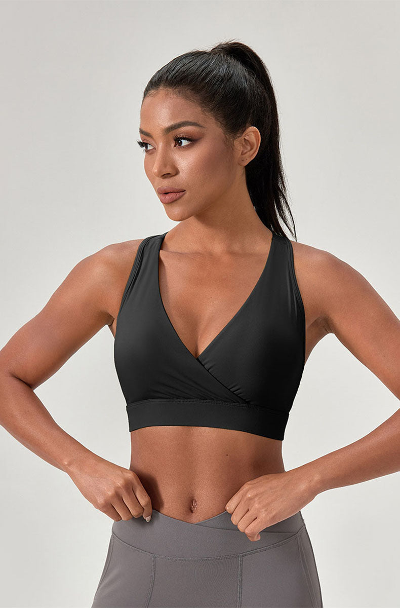 Two Ways Twist Racerback Sports Bra