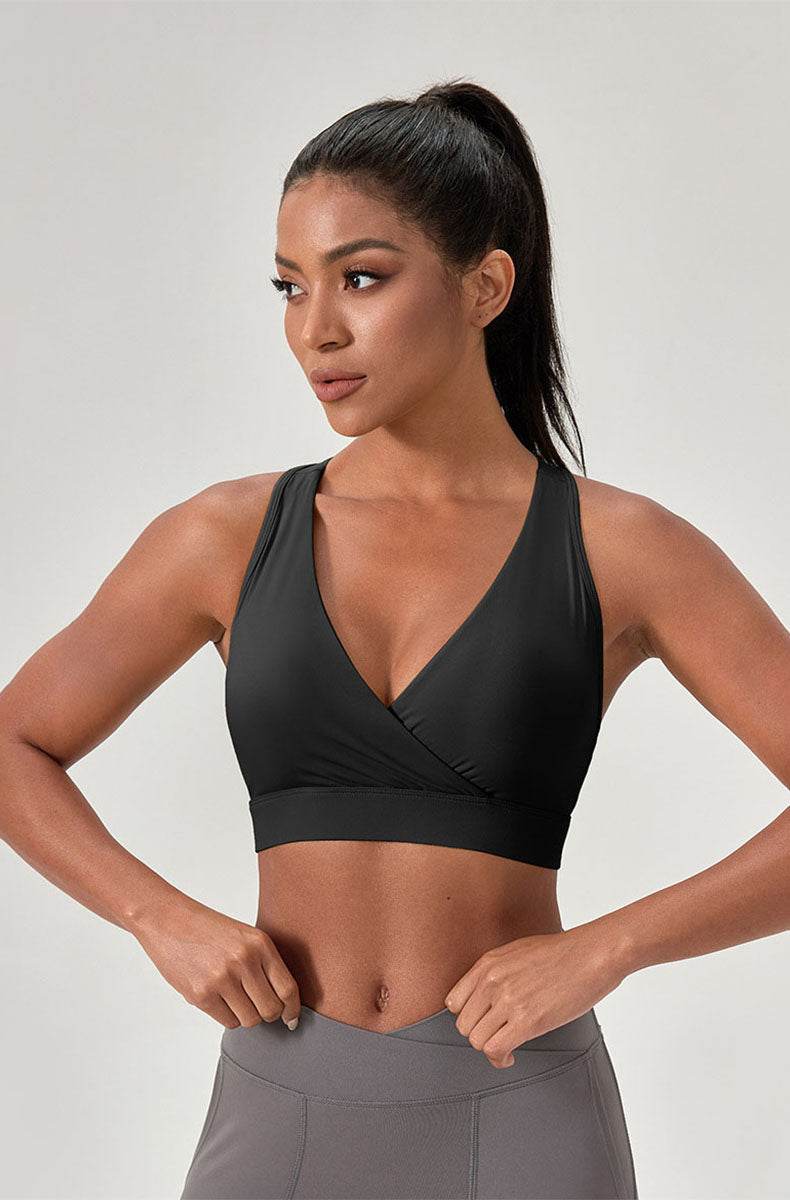 Two Ways Twist Racerback Sports Bra