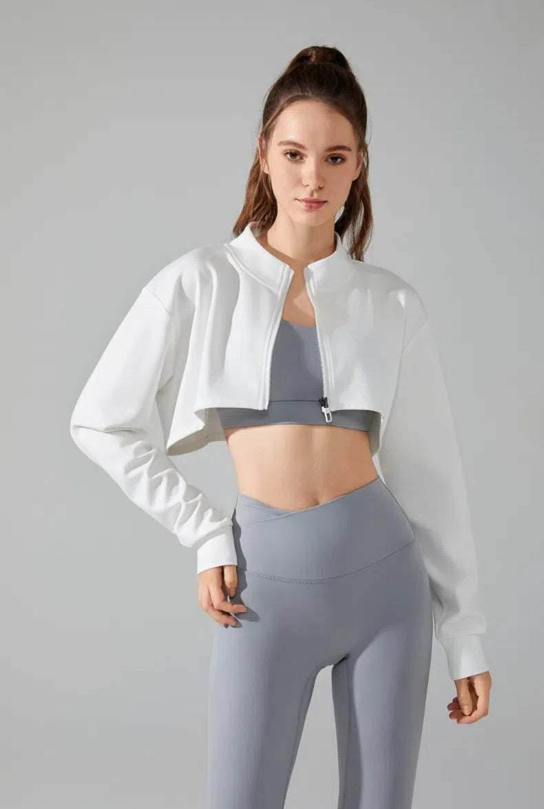 Short Loose Yoga Jacket