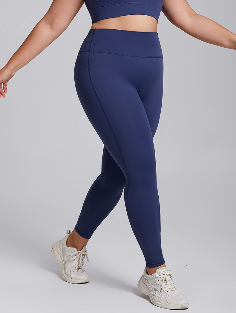 Plus Size High Waist Tummy Control Yoga Leggings
