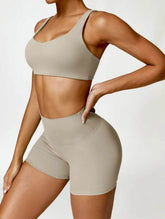 Fitness Clothing Yoga Set With Bra and Shorts