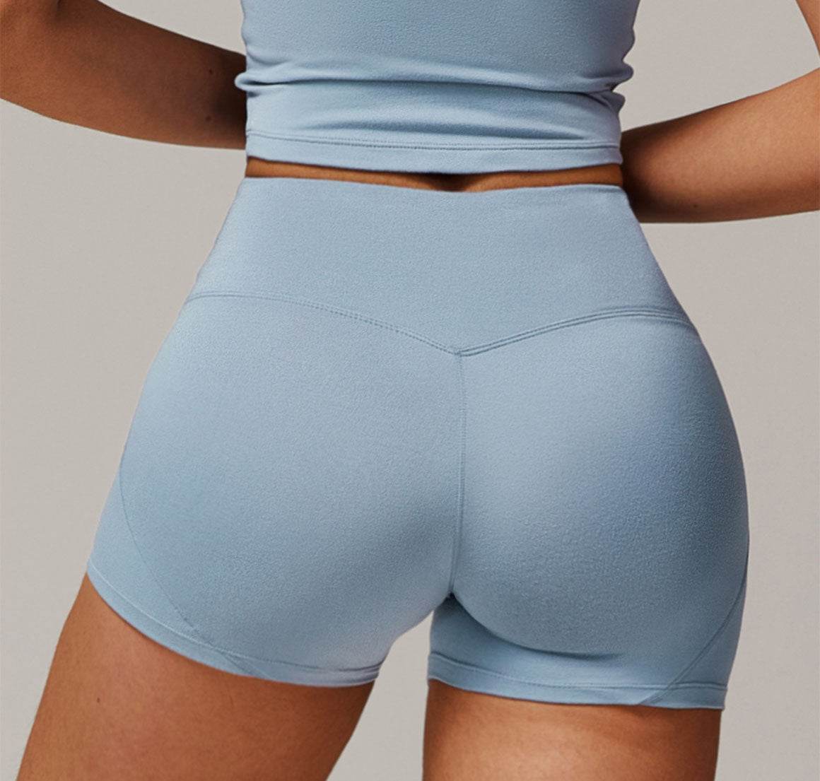 High Waisted Tummy Control Workout Biker Shorts