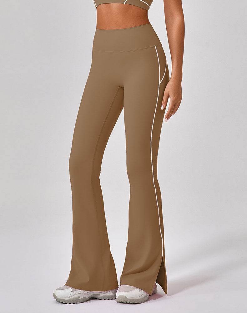 Tummy Control Wide Leg Yoga Flared Pants