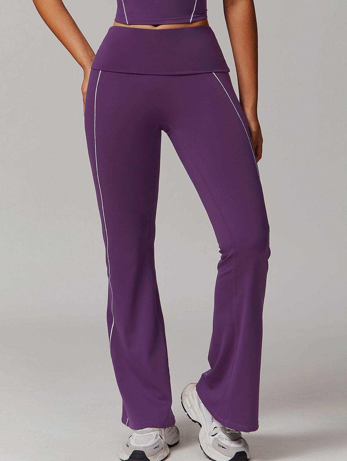 High Waist Yoga Flared Pants