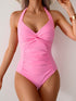 Tie Back One Piece Swimsuit