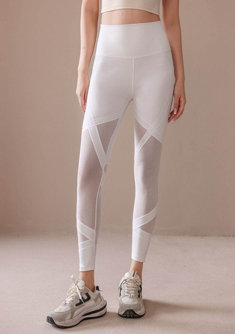 High Waist Mesh Yoga Leggings