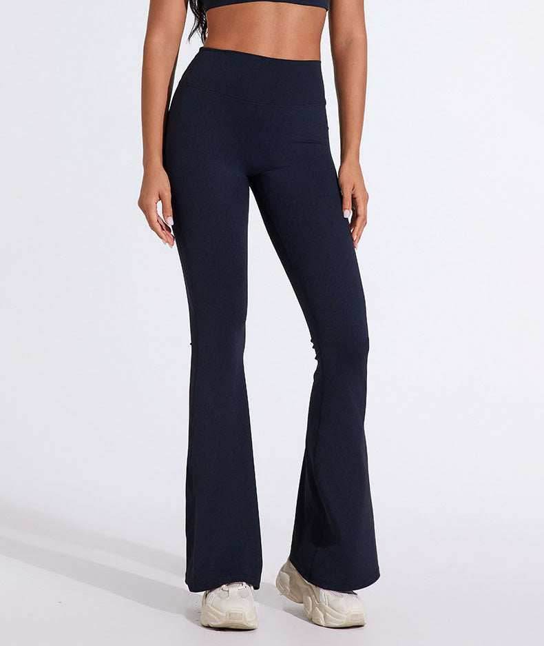 High Waist Yoga Flared Pant With Tooling Pocket