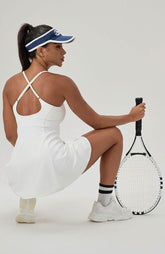 One Piece Tennis Dress with Chest Pad