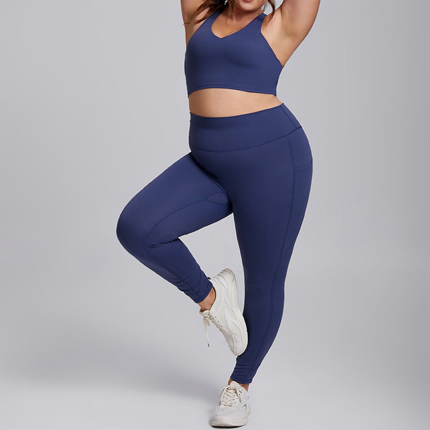 Workout Sets with X Back Sports Bra and Legging