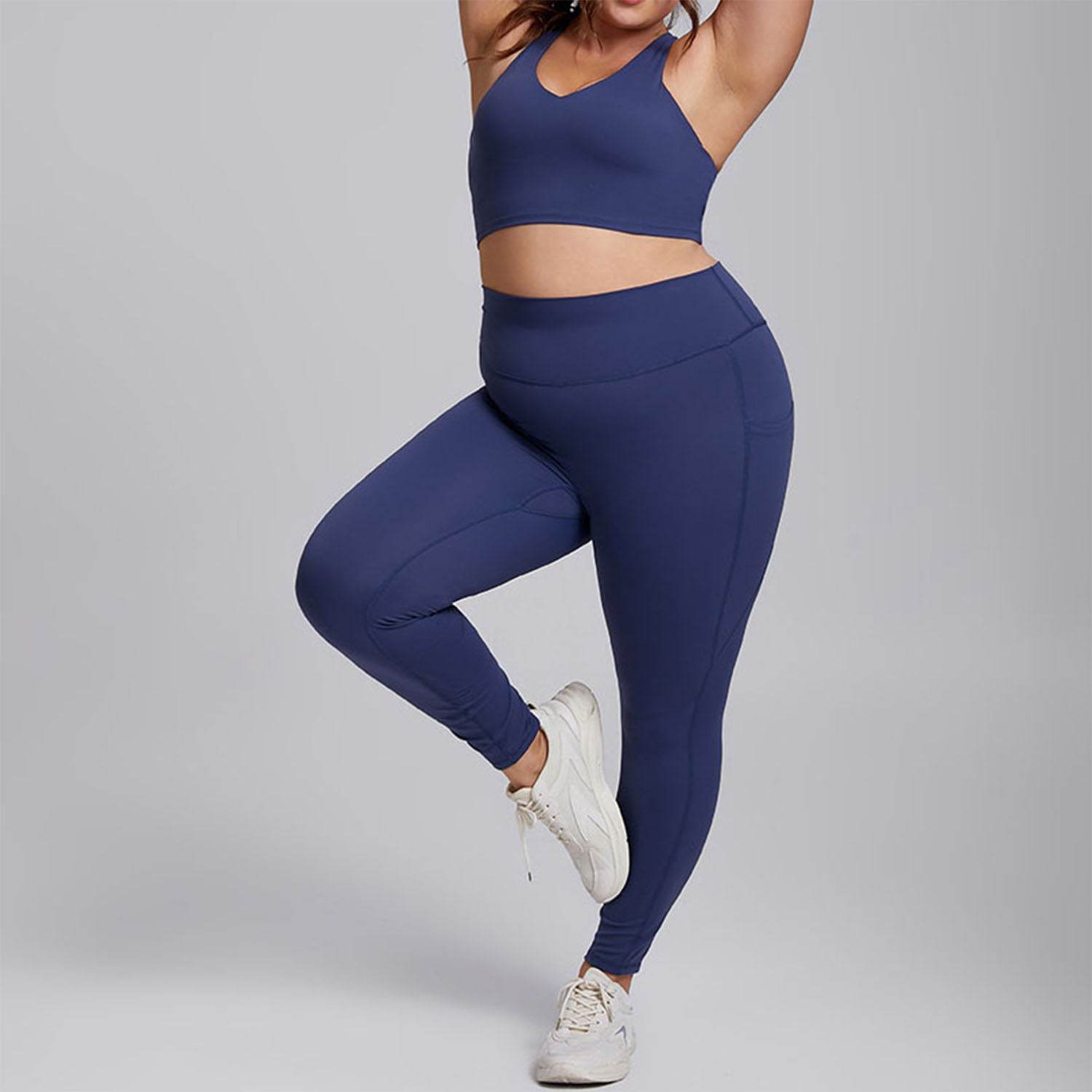 Workout Sets with X Back Sports Bra and Legging