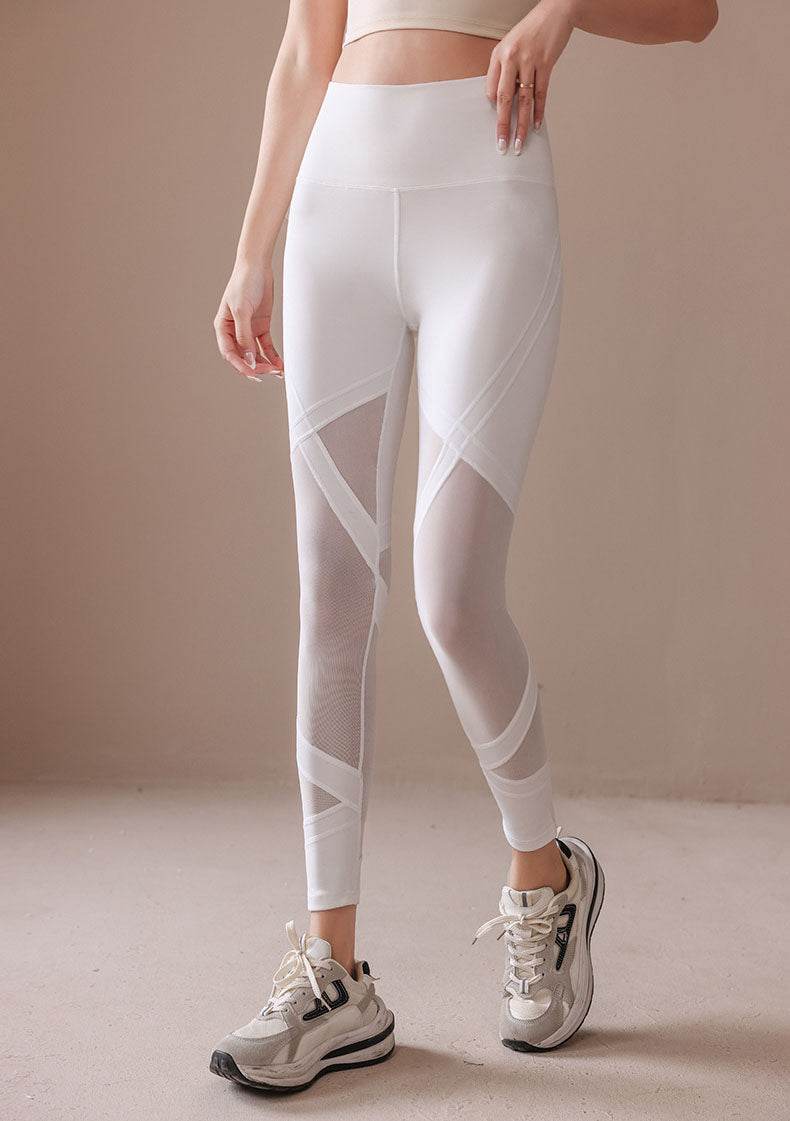 High Waist Mesh Yoga Leggings