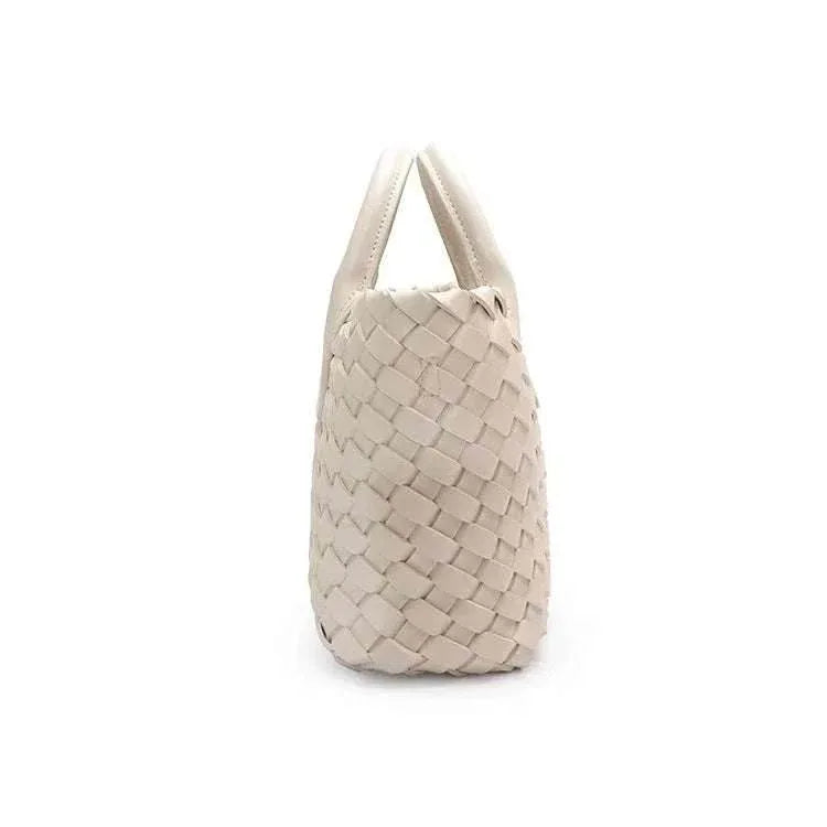 Trendy Woven Handbags With Pouch -