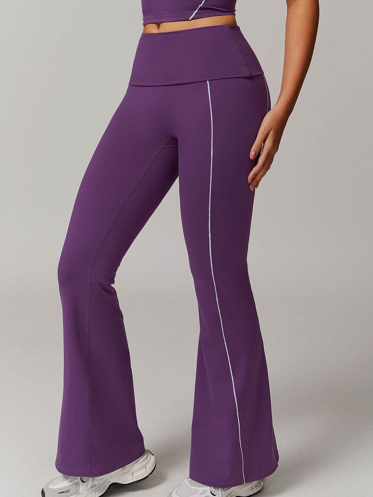 High Waist Yoga Flared Pants