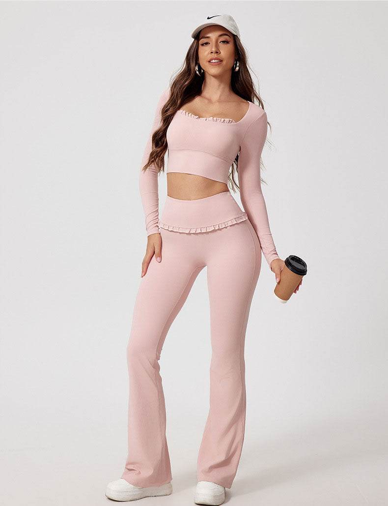Long Sleeve Crop Sports T-Shirt