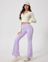 Long Sleeve Crop Sports Jacket with Thumb Hole