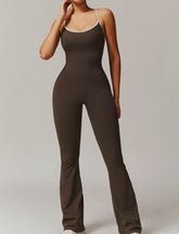 Spaghetti Strap Halter Yoga Bodysuit