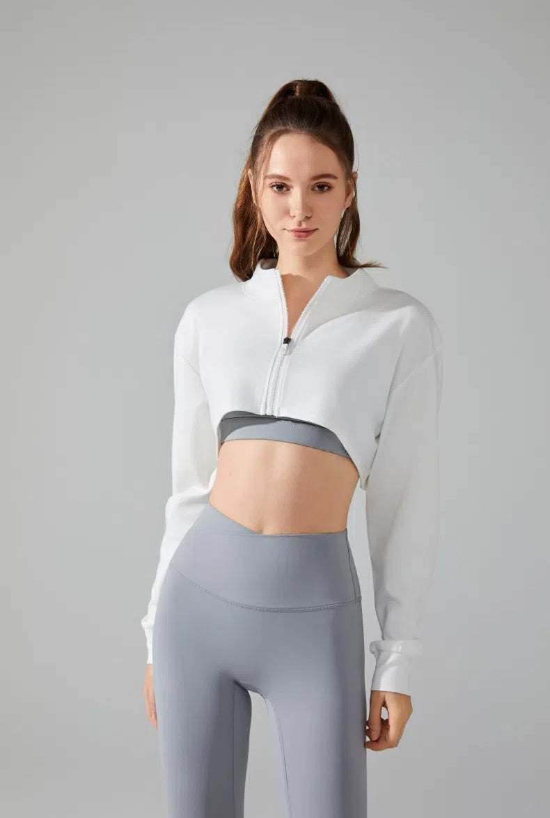 Short Loose Yoga Jacket