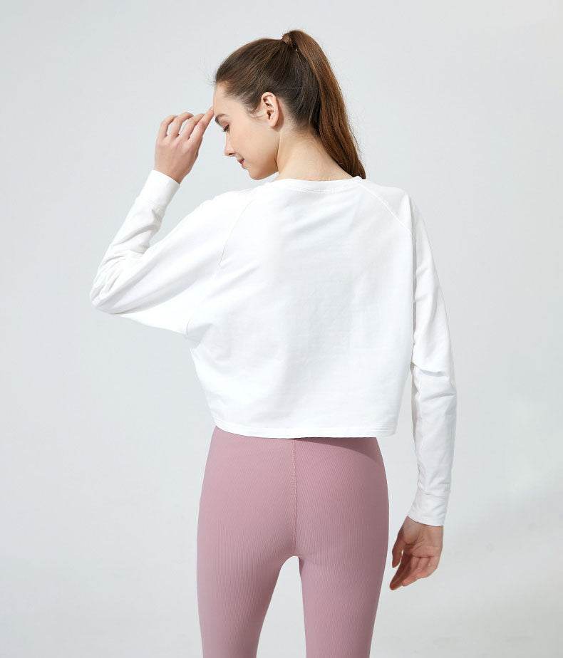 Long Sleeve Crop Yoga T-Shirt