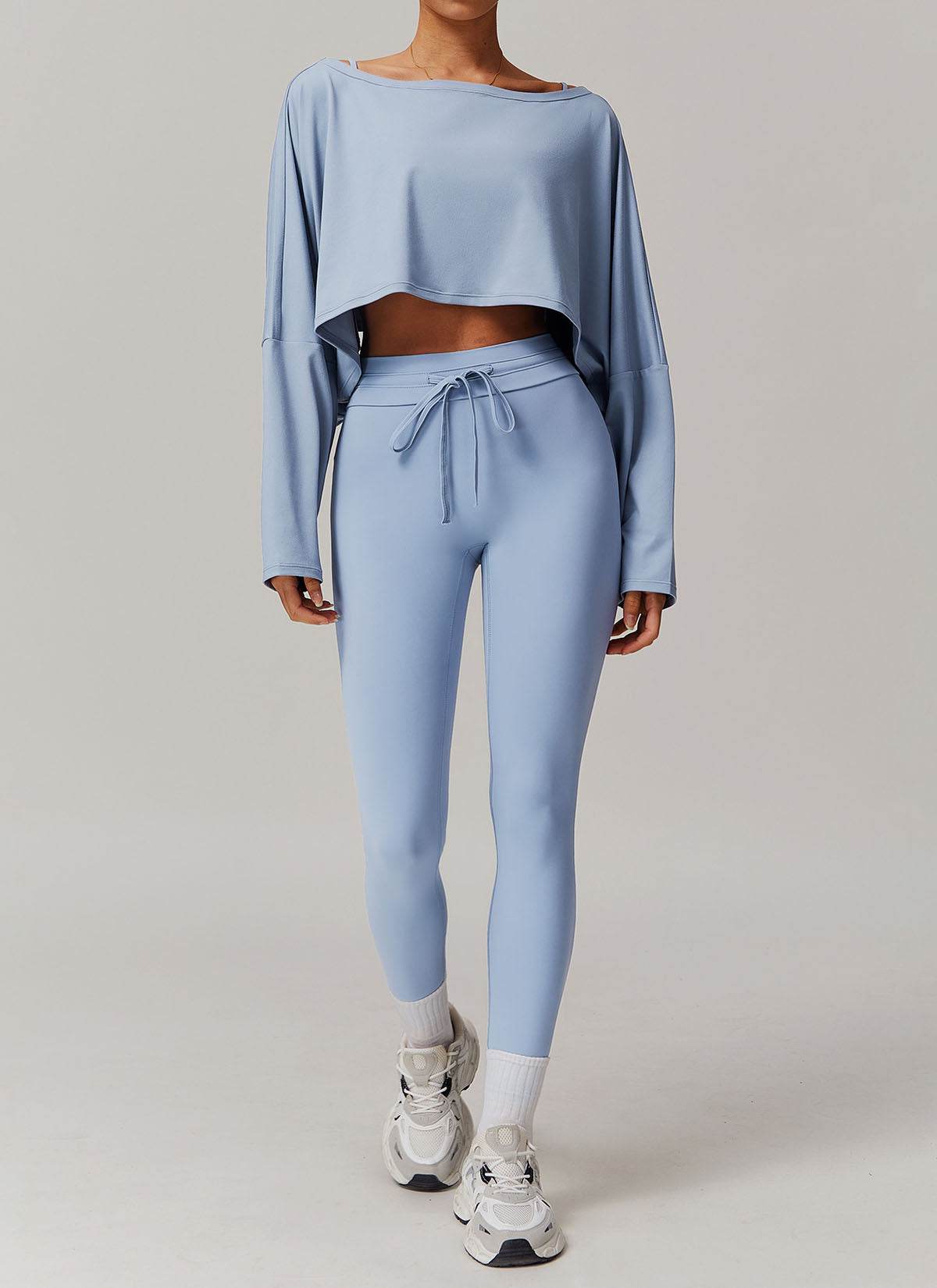 Sports Sets with Long Sleeve T-Shirts and Leggings