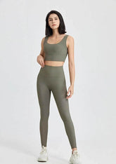 High Waist Tummy Control Leggings with Pockets