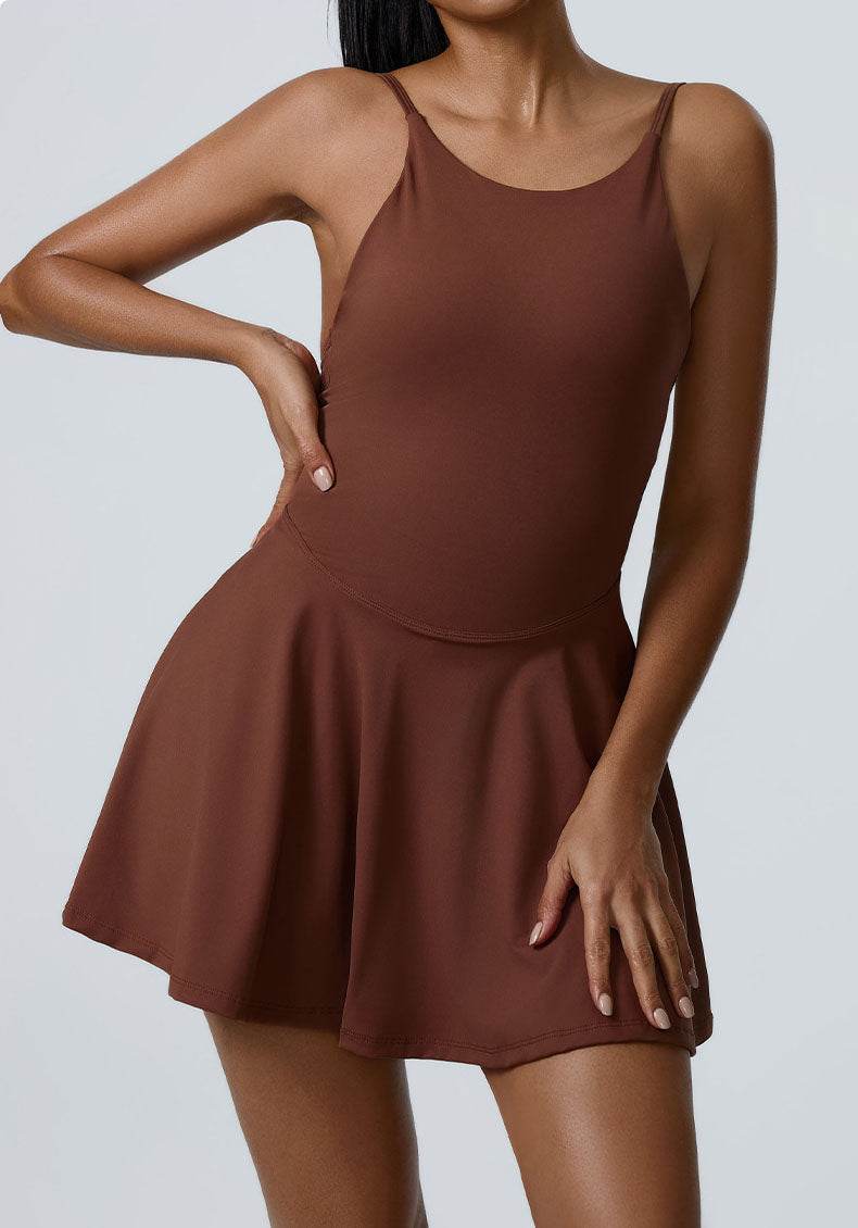 Tennis Dress with Shorts and Pockets