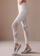 High Waist Mesh Yoga Leggings