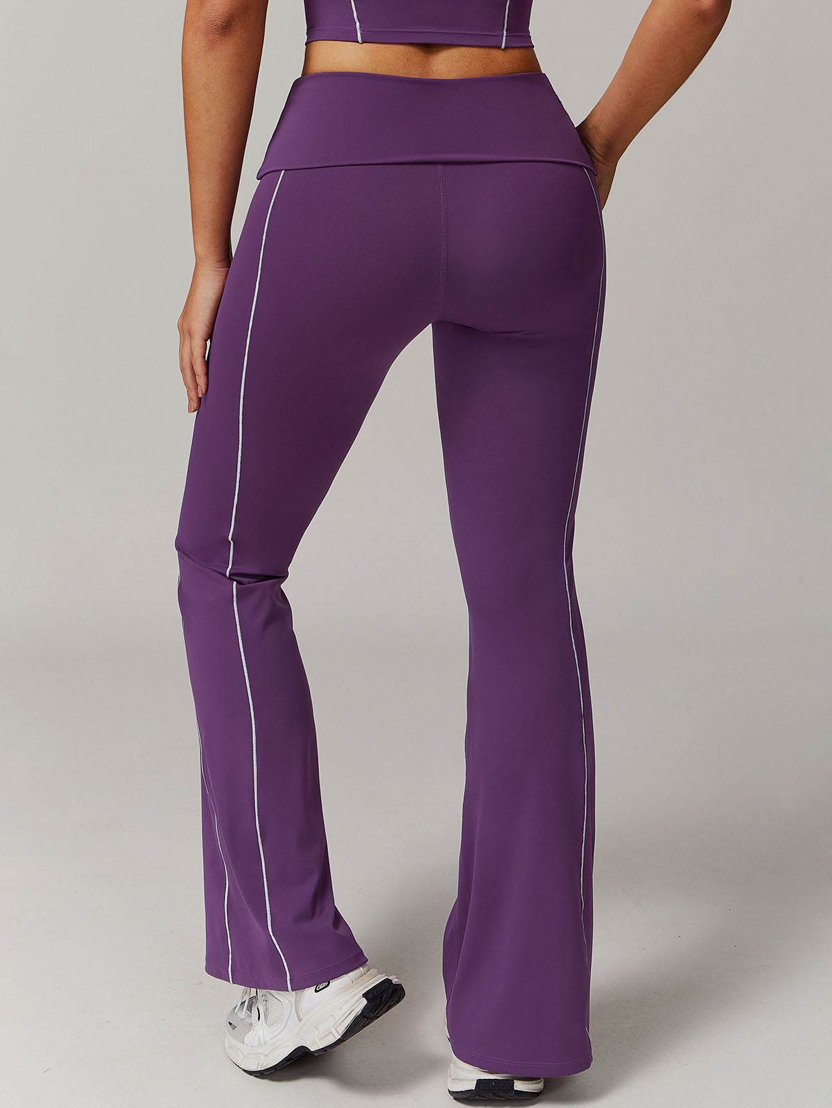High Waist Yoga Flared Pants