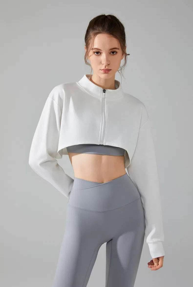 Short Loose Yoga Jacket