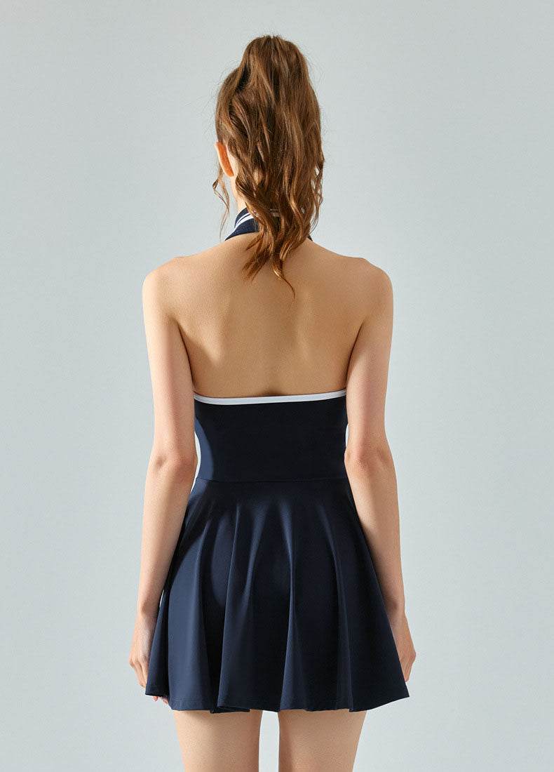 Polo Tennis Dresses with Built-in Shorts -