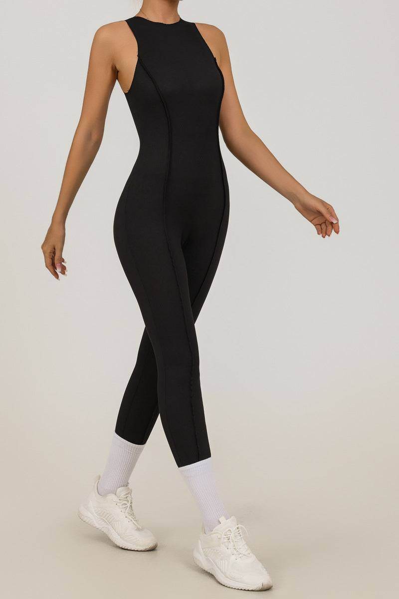 Sleeveless One Piece Yoga Bodysuit
