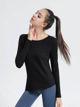 Long Sleeve Ribbed Sports T-Shirts