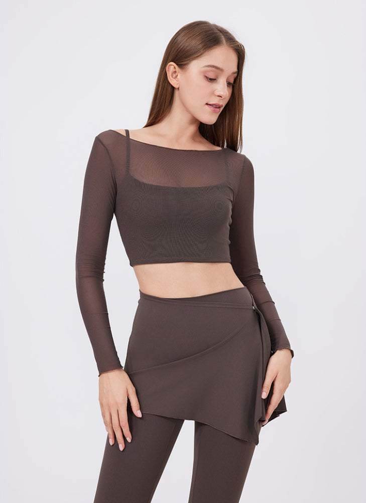 Long Sleeve Mesh Sports T-Shirt -