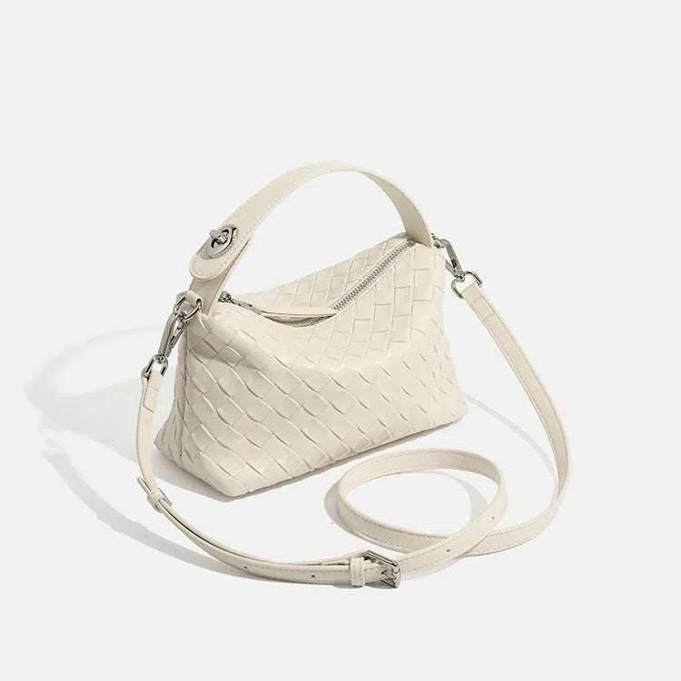 Woven Leather Tote Bag
