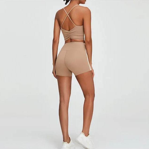 Cross Back Fitness Bra