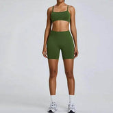Seamless Sports Bra with Adjustable Straps
