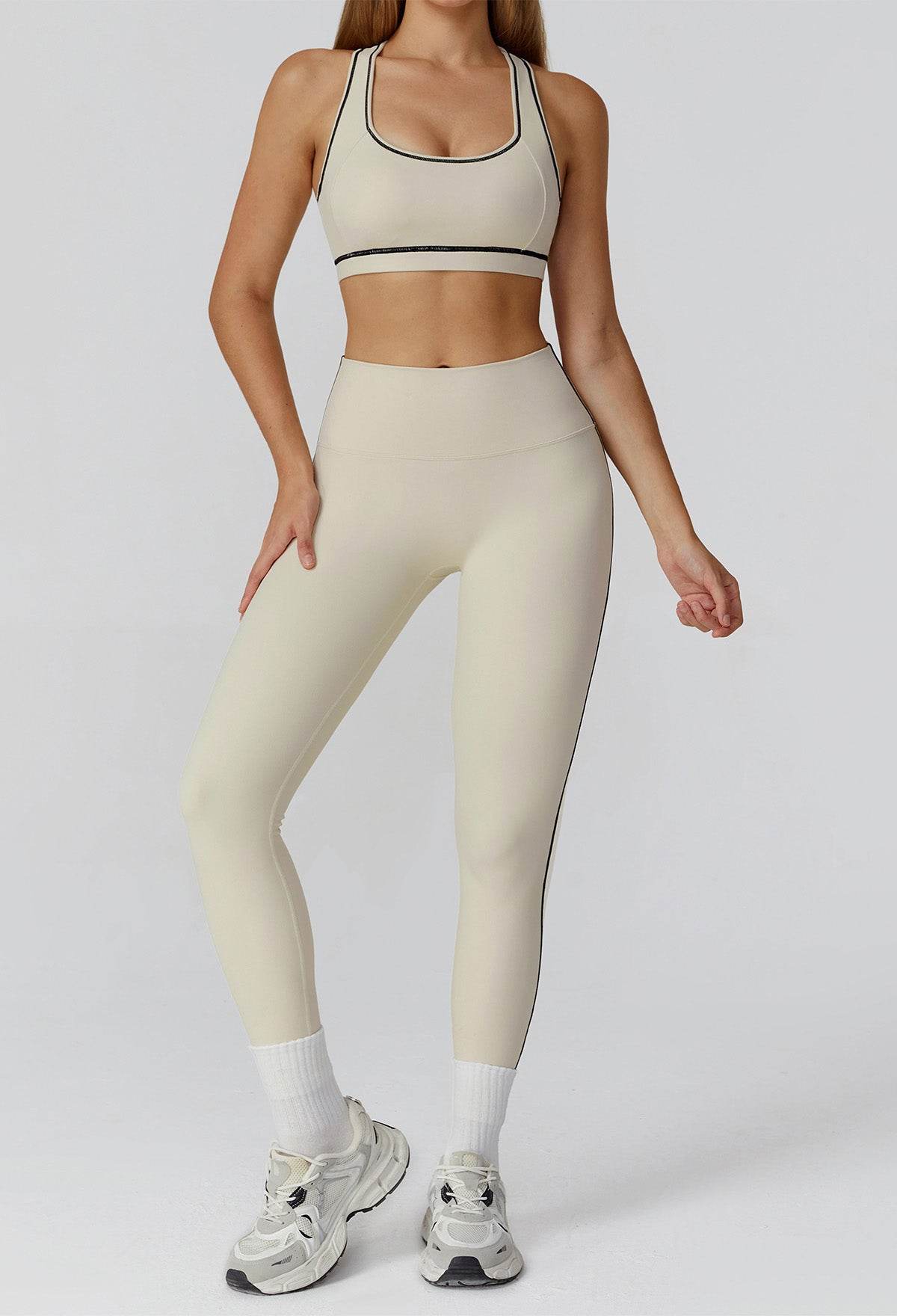 Athletic Wear with Racerback Sports Bra and Legging