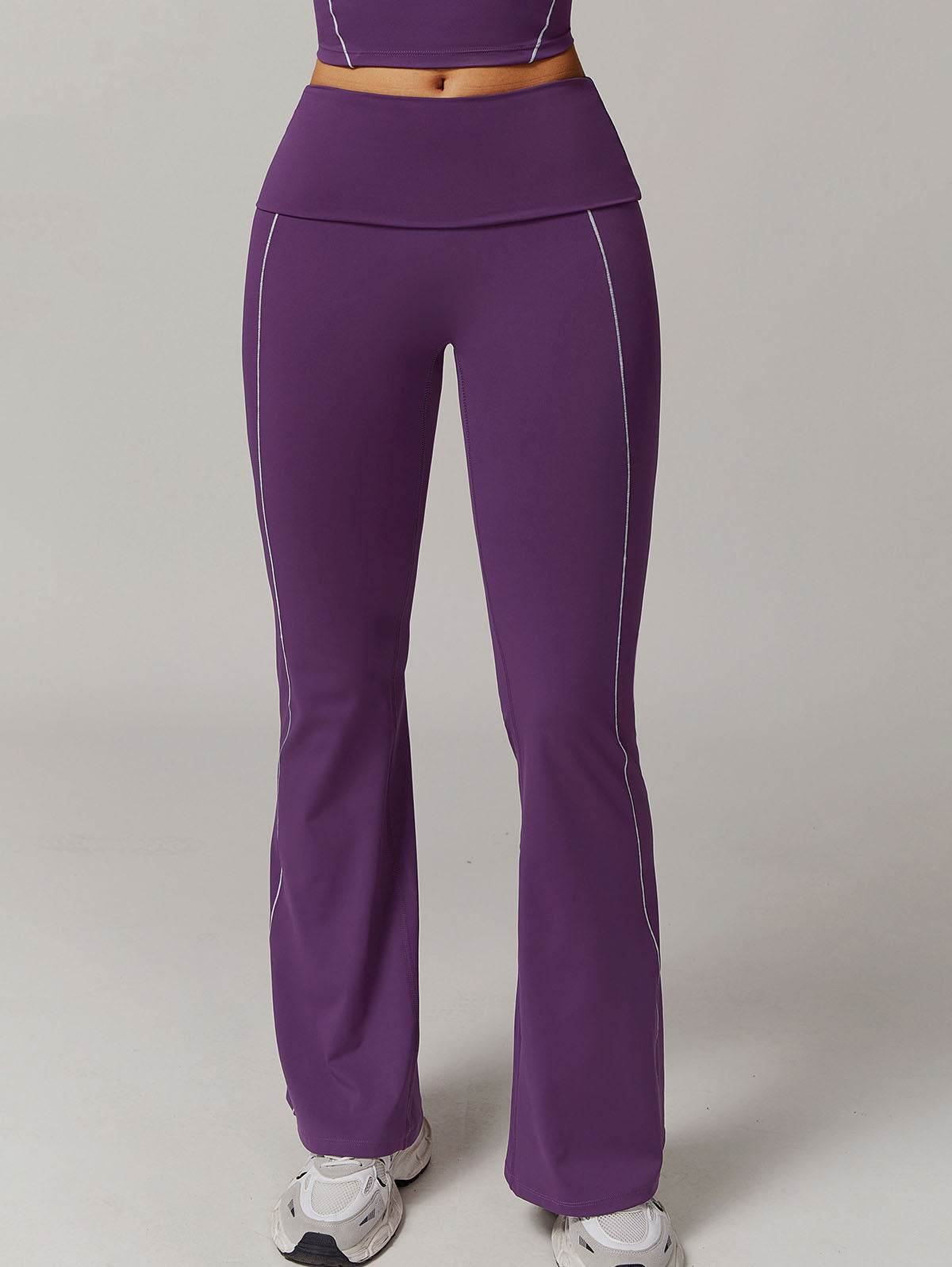 High Waist Yoga Flared Pants