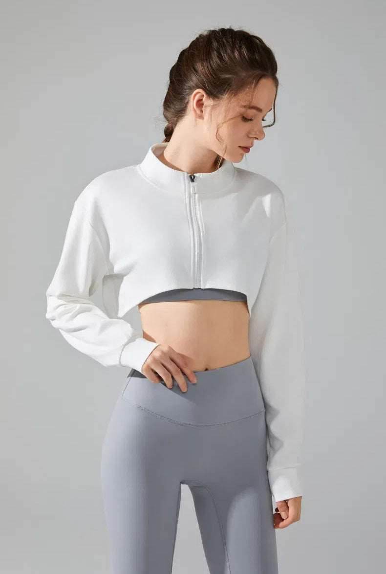 Short Loose Yoga Jacket