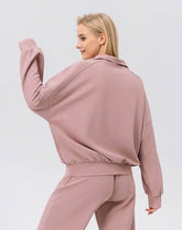 Zip Workout Hoodless Sweatshirt