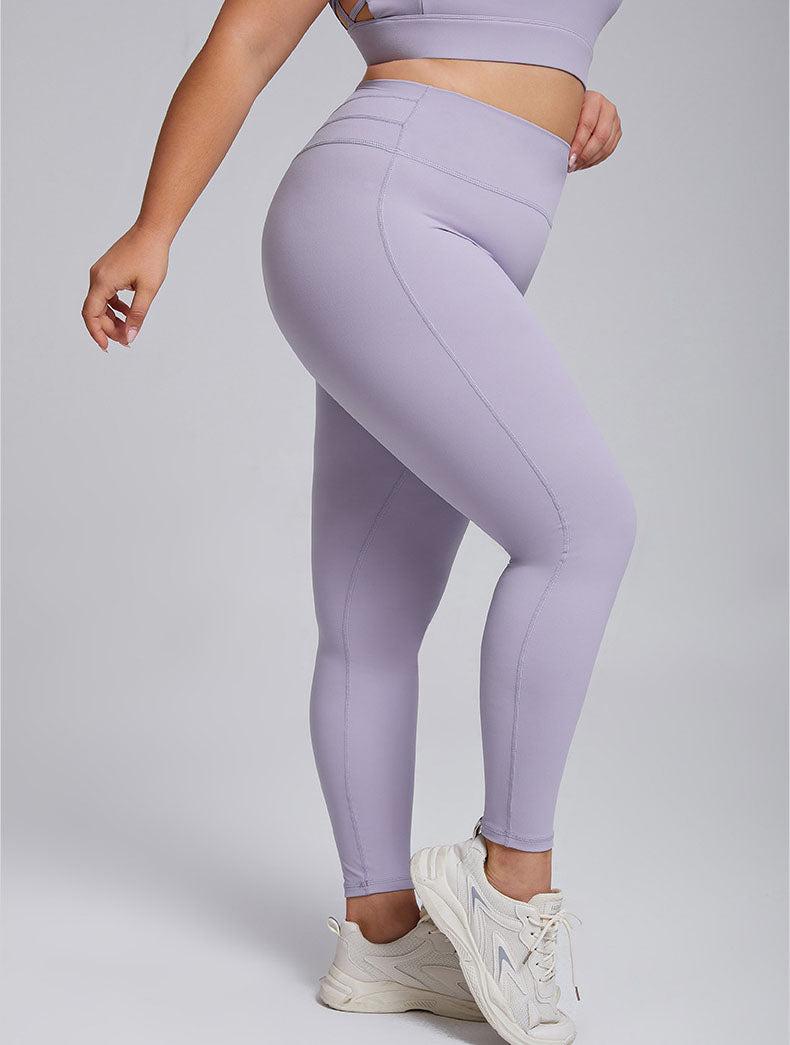Plus Size High Waist Tummy Control Yoga Leggings