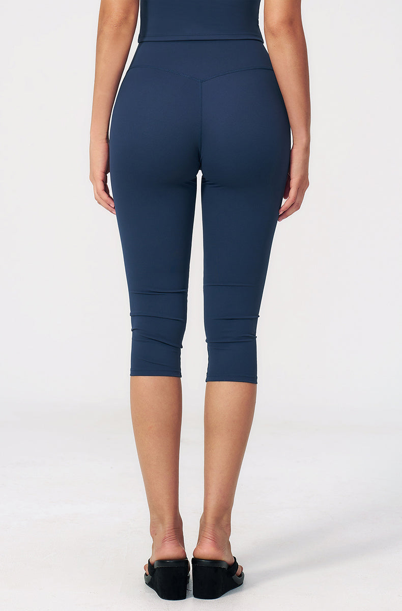 Tummy Control Capri Yoga Leggings