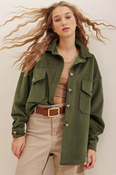 Corduroy Casual Long Sleeve Shirts