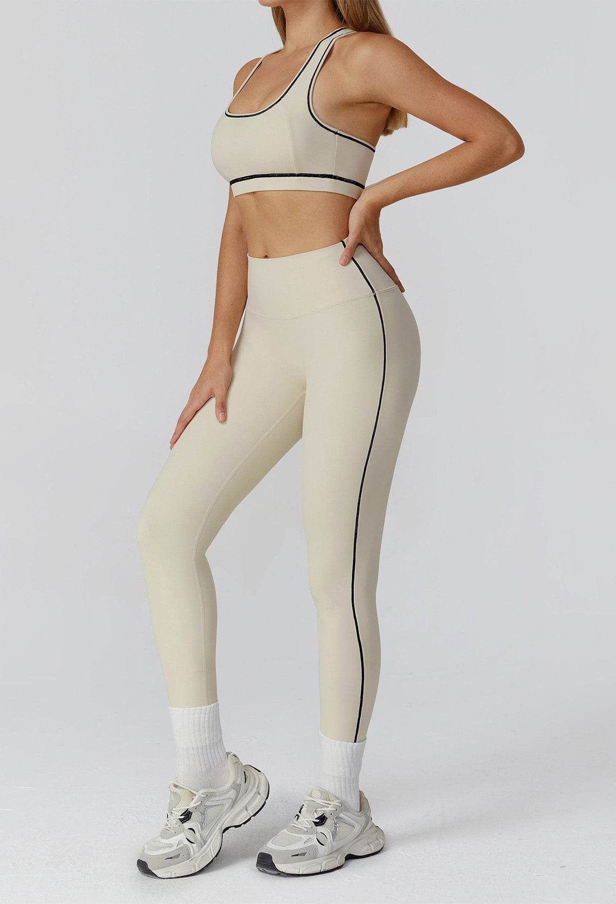 Athletic Wear with Racerback Sports Bra and Legging