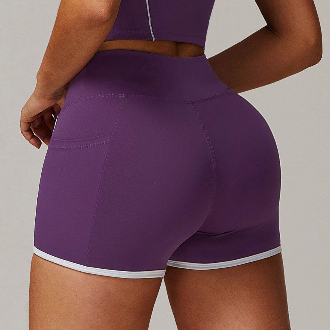 High Waist Stretch Fitness Shorts
