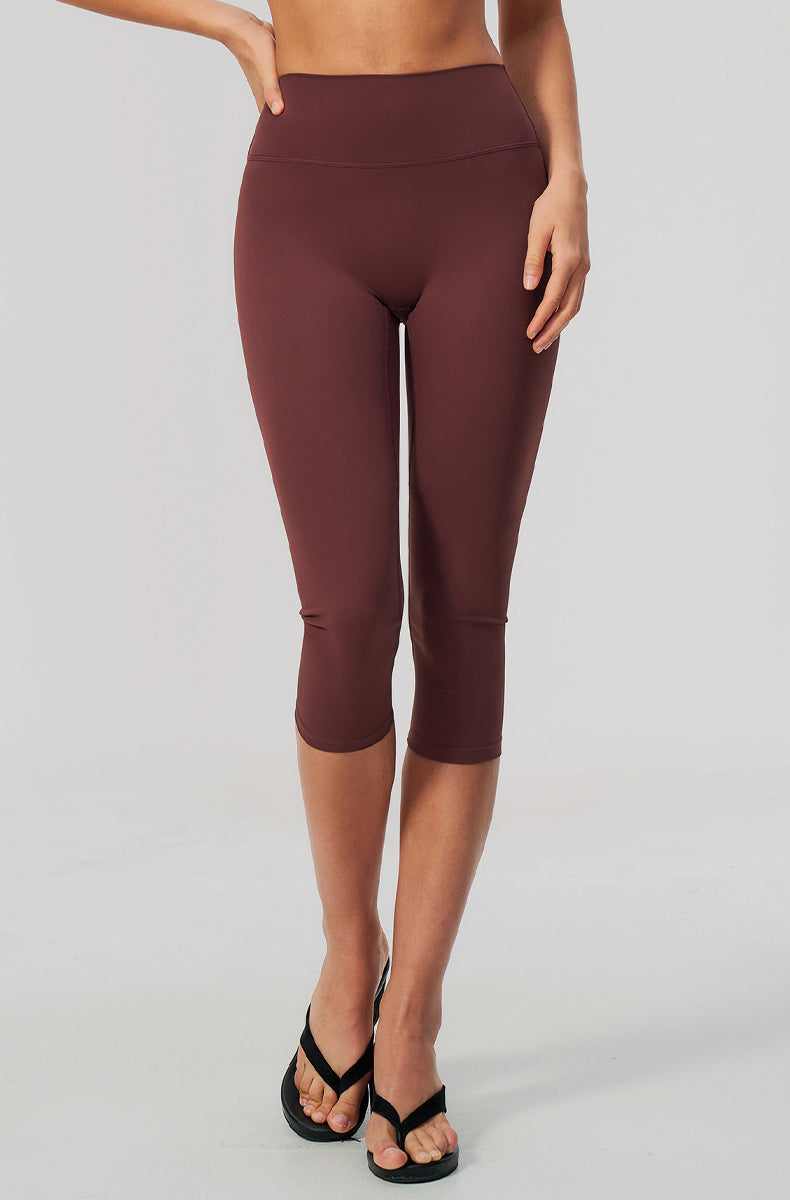 Tummy Control Capri Yoga Leggings