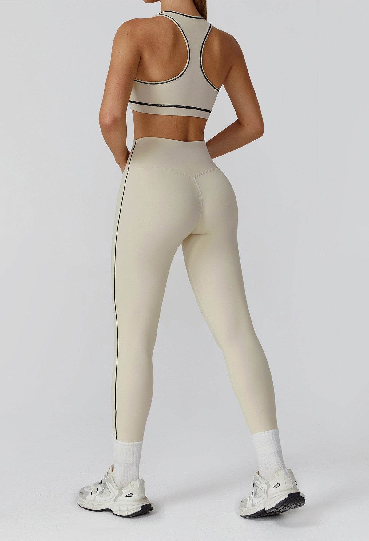 Athletic Wear with Racerback Sports Bra and Legging