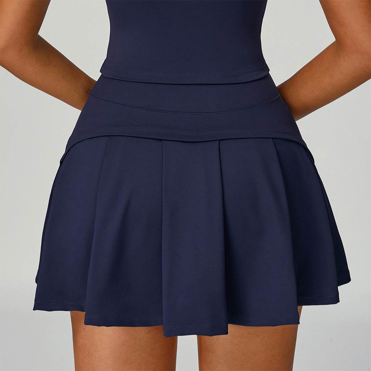 A Line Tennis Golf Skirt with Short and Pockets
