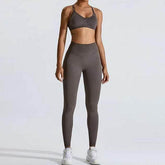Cross Back Sports Bra with Adjustable Strap