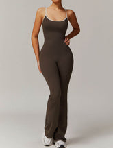 Spaghetti Strap Halter Yoga Bodysuit