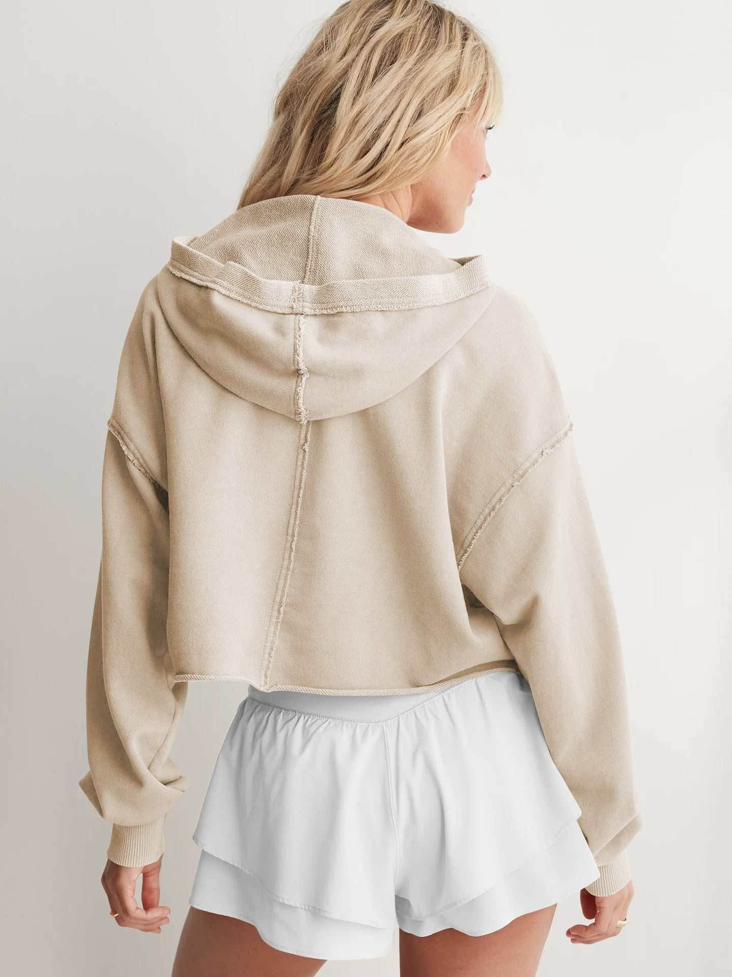 Long Sleeve Hooded Pullover Sweatshirt